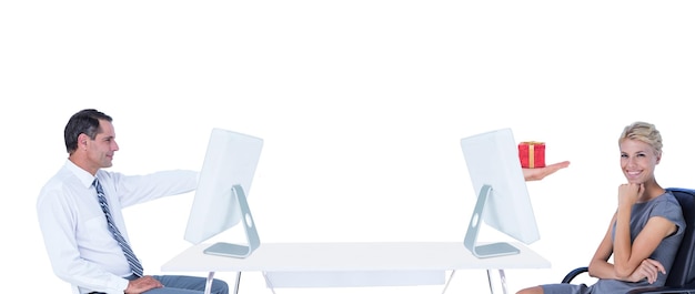 Coach and client discussion